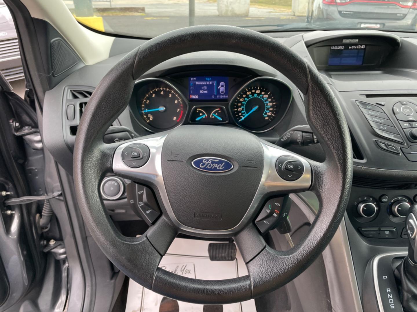 2013 Gray Ford Escape (1FMCU0GX1DU) with an 4-Cyl, EcoBoost, 1.6L engine, Auto, 6-Spd w/SelShft transmission, located at 8008 Warden Rd, Sherwood, AR, 72120, (501) 801-6100, 34.830078, -92.186684 - Photo#14